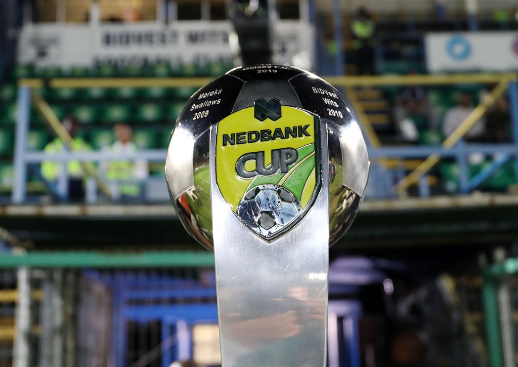 Gv of the trophy during the 2020 Nedbank Cup match between Bidvest Wits and Chippa United at the Bidvest Stadium, Johannesburg on the 24 February 2020 Â©Muzi Ntombela/BackpagePix