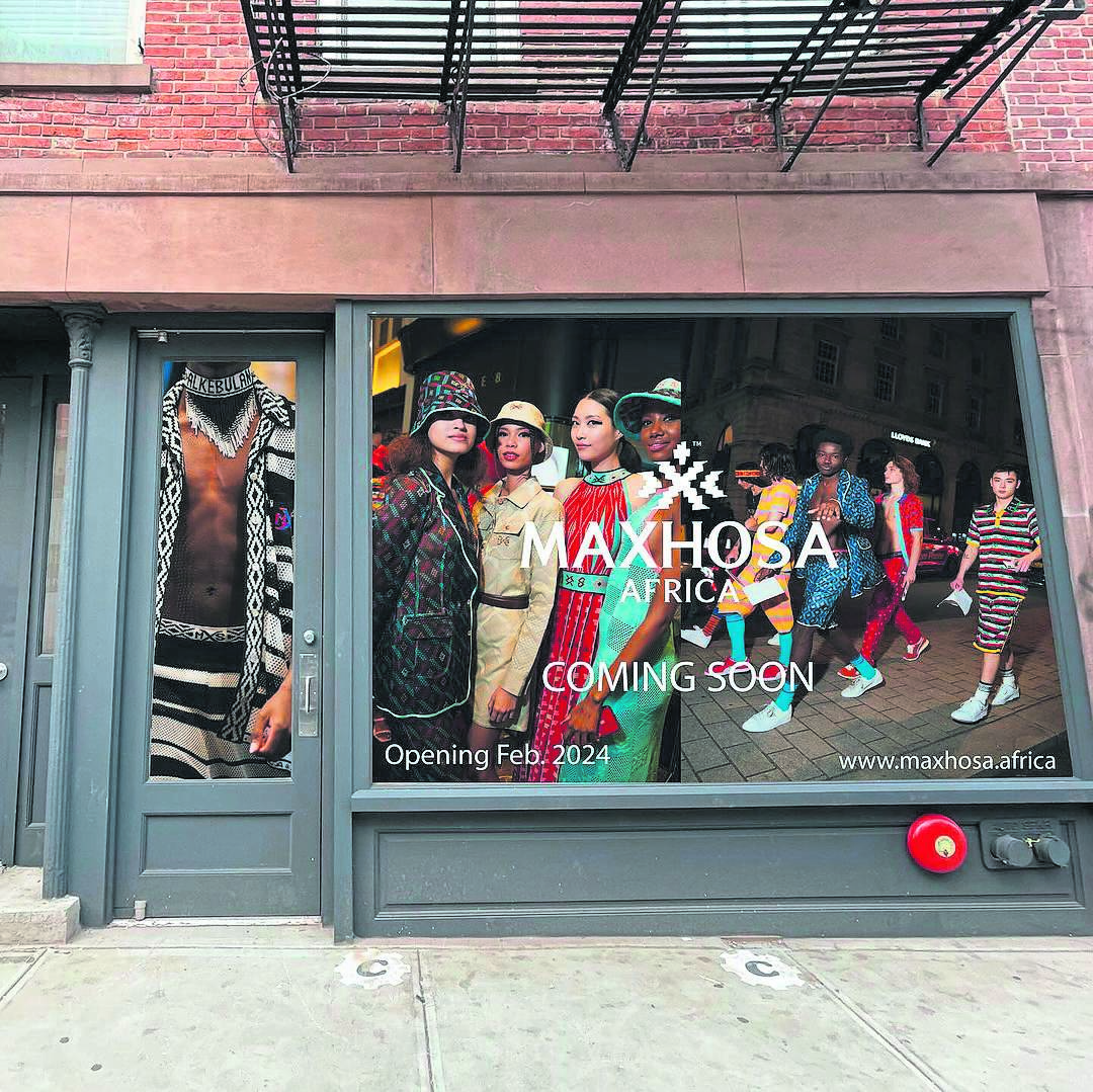 After a few years of planning and hard work, Gqeberha's Laduma Ngxokolo is opening his first MaXhosa international store in New York next year.    