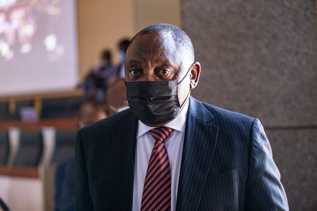 President Cyril Ramaphosa at the judicial commission of inquiry into state capture.