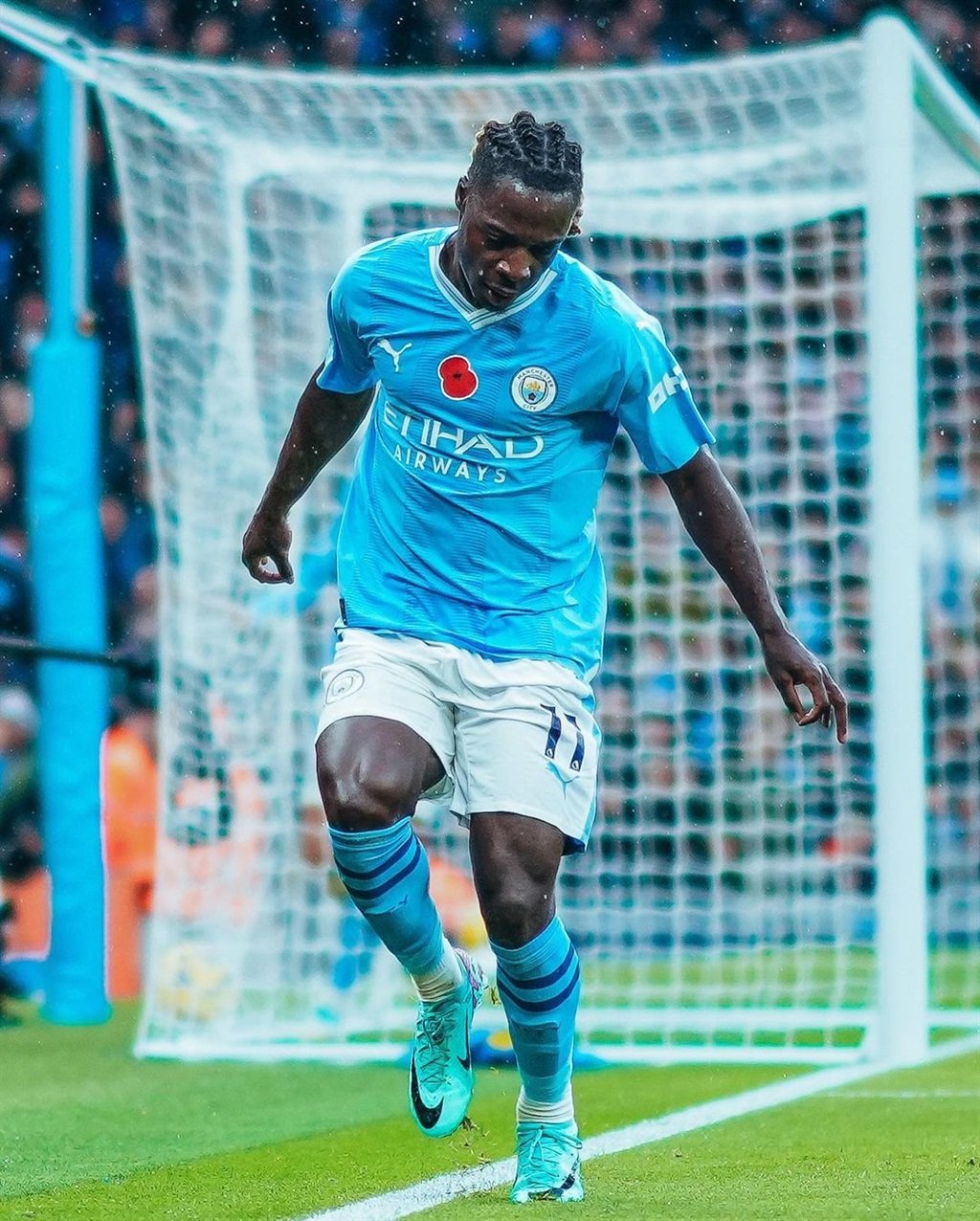 Manchester City and Belgium winger Jeremy Doku.