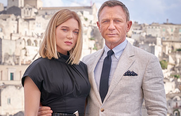 'No Time to Die' stars Léa Seydoux and Daniel Craig. (Universal Pictures)