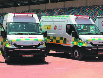 Residents are urged to remain calm when calling ambulances. 