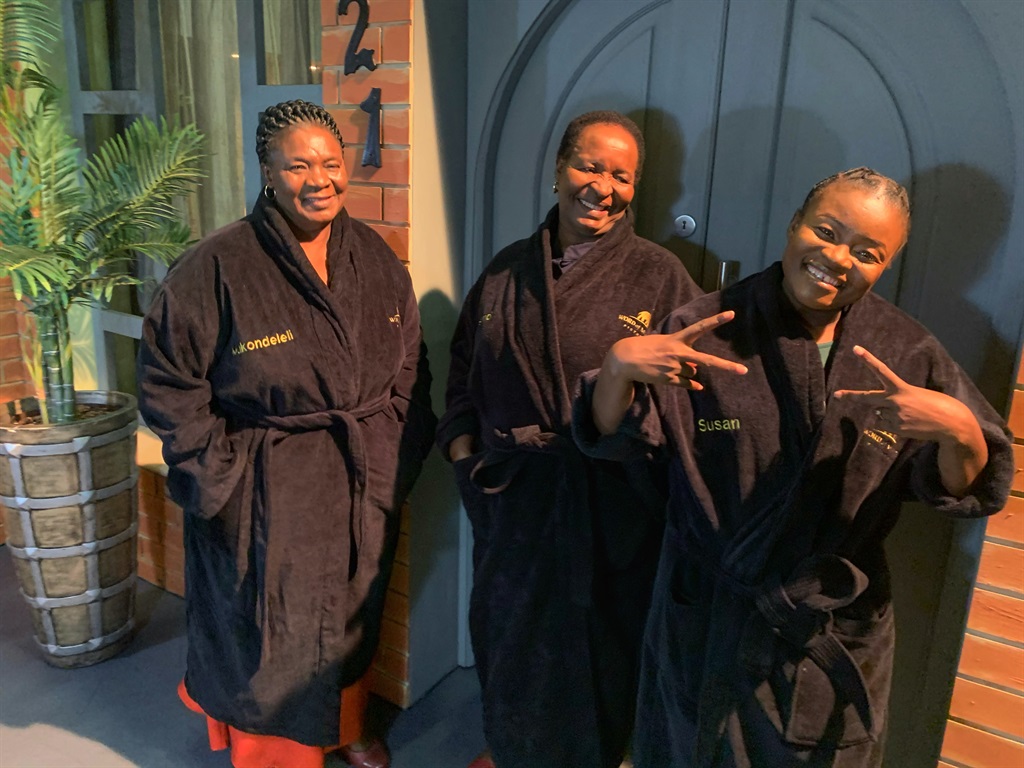Muvhango actresses mothers Elsie Rasalanavho, Connie Sibiya and Eunice Mabeta celebrate Mother's day.