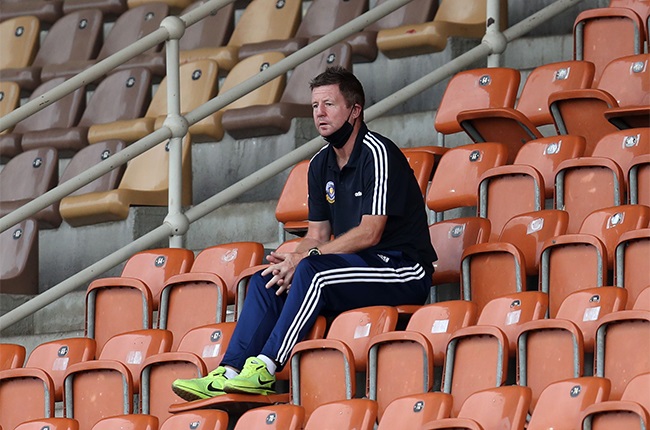 Dylan Kerr is back at Marumo Gallants but yet to sit on the bench due to work permit issues.