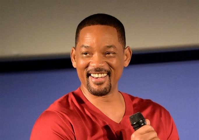 Will Smith in conversation with fans at the Red Sea International Film Festival in Jeddah, Saudi Arabia. Photo by Getty Images 