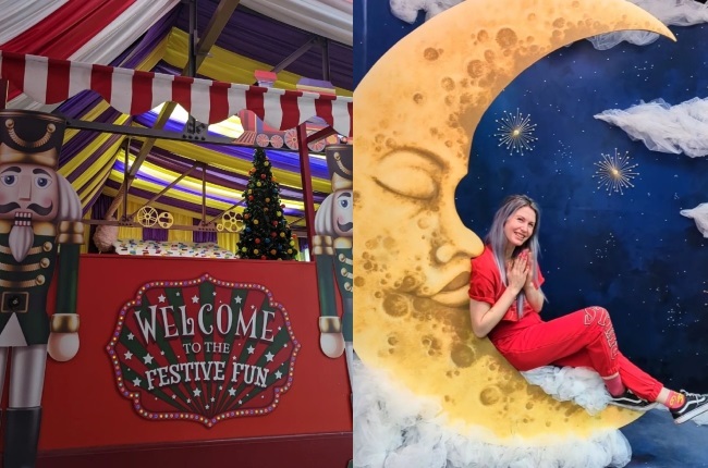 Carman Croxall is inviting families to take festive selfies at her Christmas SelfieLand in Devon, in the UK. (PHOTO: Instagram/@clashcreativehome)