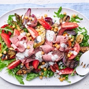 Mediterranean beef salad