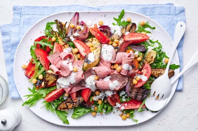 Mediterranean beef salad. (PHOTO: Magazine Features)