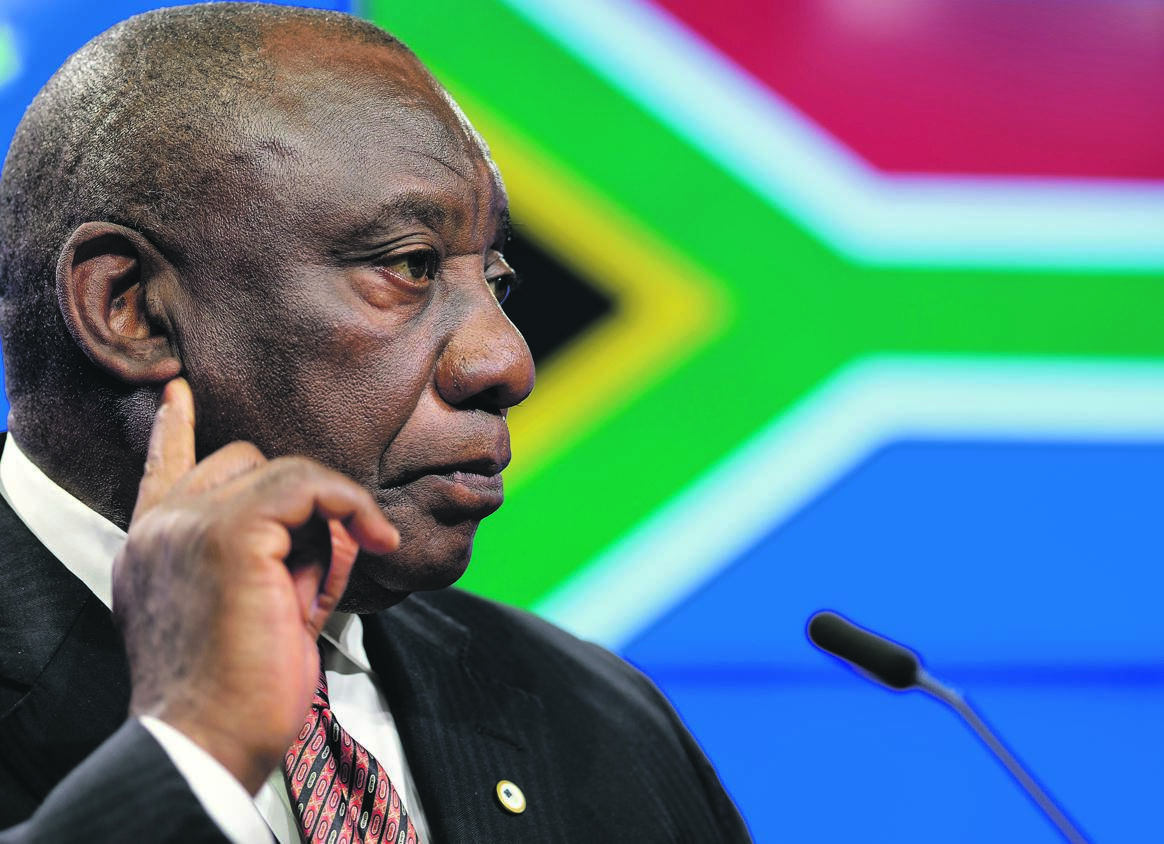 President Cyril Ramaphosa. (Thierry Monasse, Getty Images)