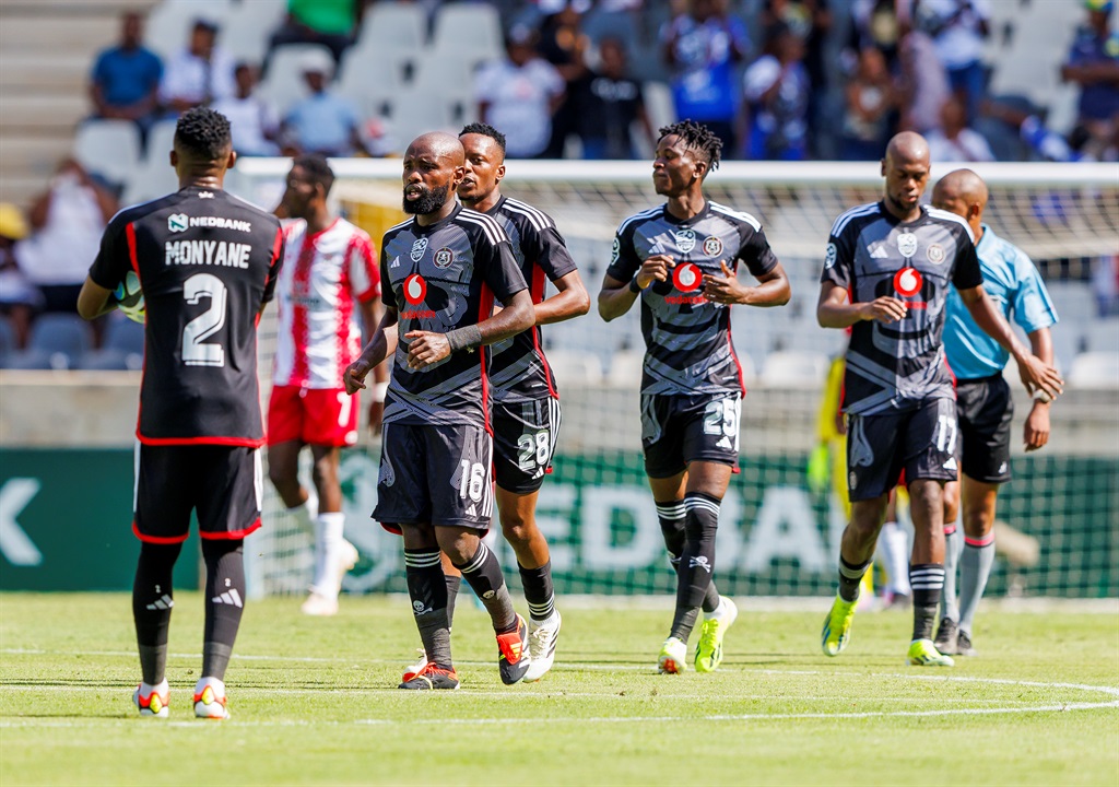 NELSPRUIT, SOUTH AFRICA - FEBRUARY 24: General Views during the Nedbank Cup, Last 32 match between Crystal Lake FC and Orlando Pirates at Mbombela Stadium on February 24, 2024 in Nelspruit, South Africa. (Photo by Dirk Kotze/Gallo Images)