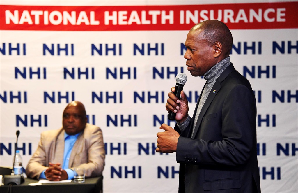 Health Minister Zweli Mkhize and Deputy Minister Joe Phaahla during the National Health Insurance (NHI) workshop. Picture: GCIS