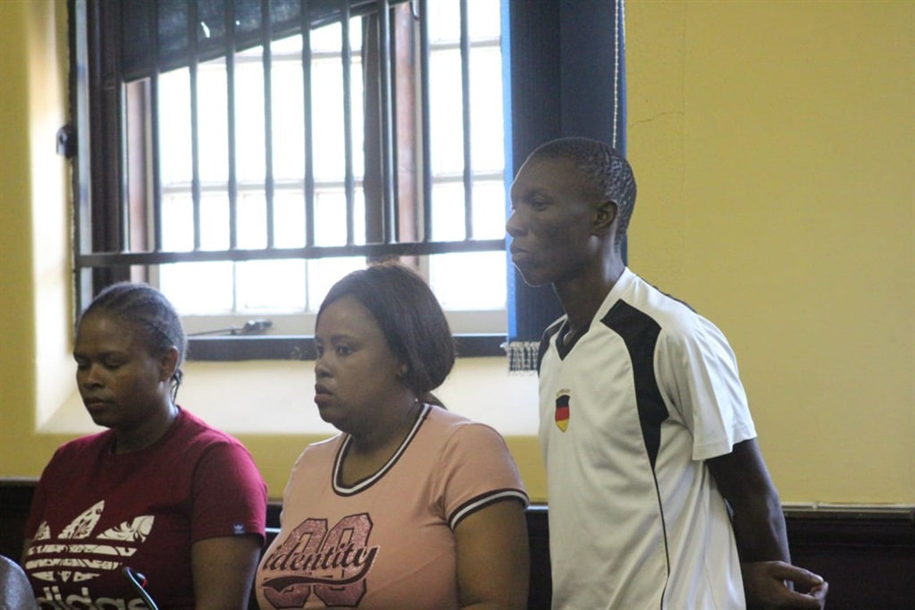 From left: Nonhlanhla Mthunywa, Bathabile Mthunywa and Steen Mashikeng are facing a series of charges, including murder.  Photo by Bulelwa Ginindza 
