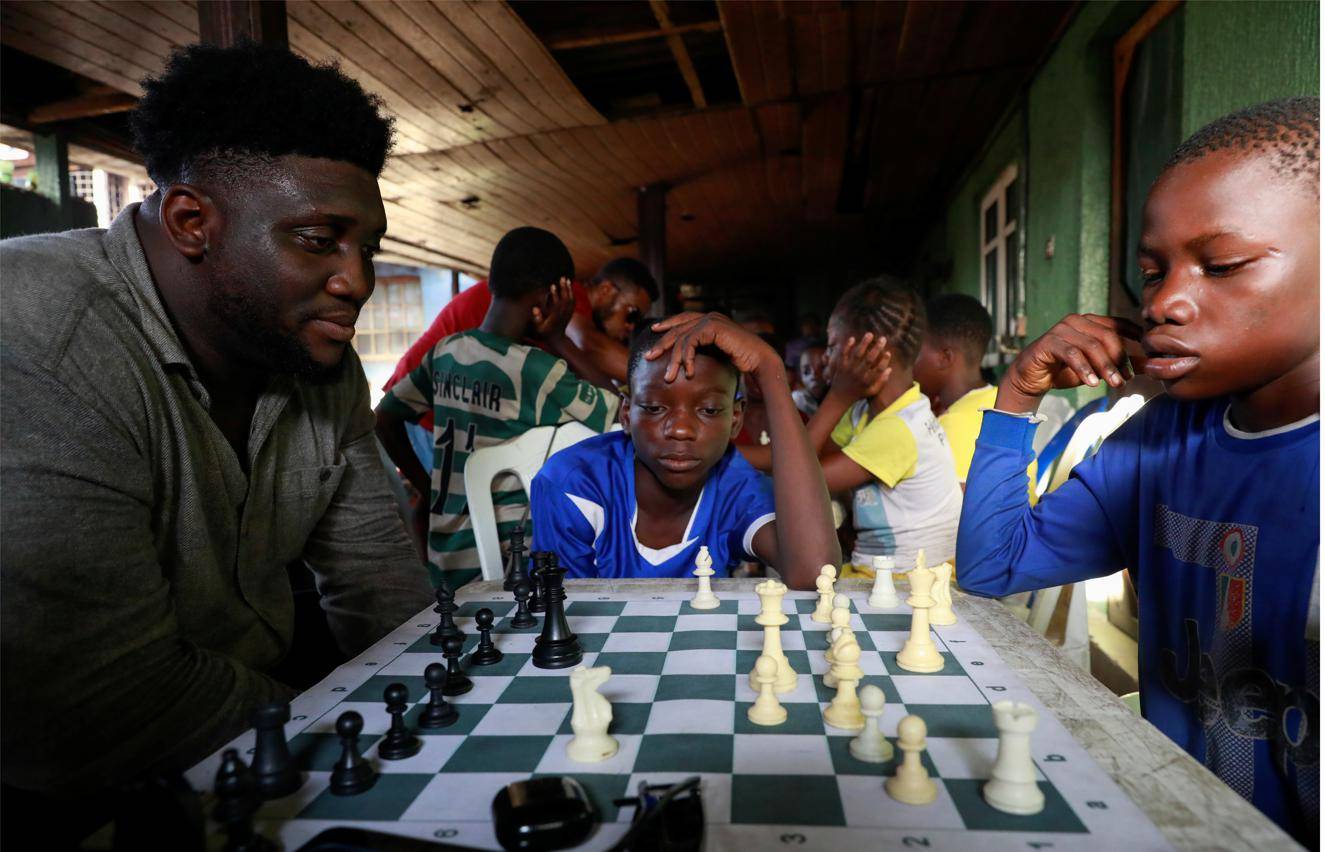 Kings of Lagos: children learn chess to seek escape from Nigeria's slums