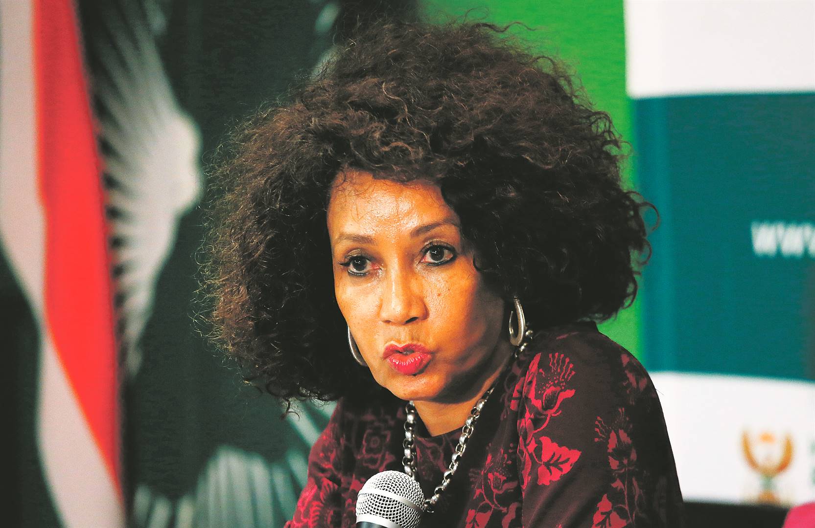 Human Settlements, Water and Sanitation Minister Lindiwe Sisulu     Picture: Phill Magakoe / Gallo Images