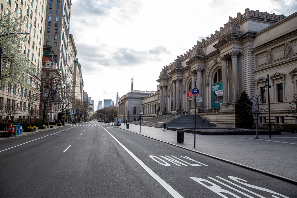 The Metropolitan Museum of Art on an empty Fifth Avenue due to health concerns to stop the spread of coronavirus in New York City. Picture: iStock