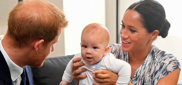 Prince Harry, Archie and Meghan Markle. (Photo: Getty/Gallo Images) 