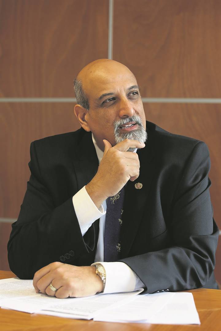 Prof. Salim Abdool Karim, voorsitter van die regering se adviesraad oor Covid-19.Foto: verskaf