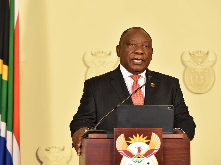 President Cyril Ramaphosa announced that the country will be moving to level 4 lockdown from May 1. Picture: GCIS 