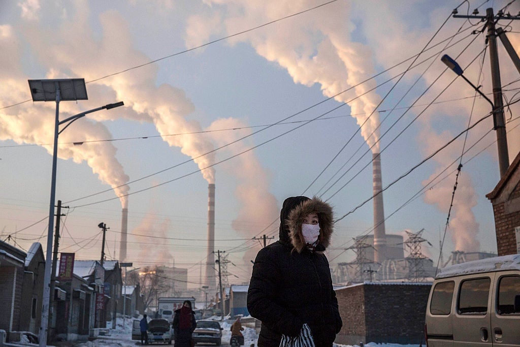 Pollution in Shanxi, China. 