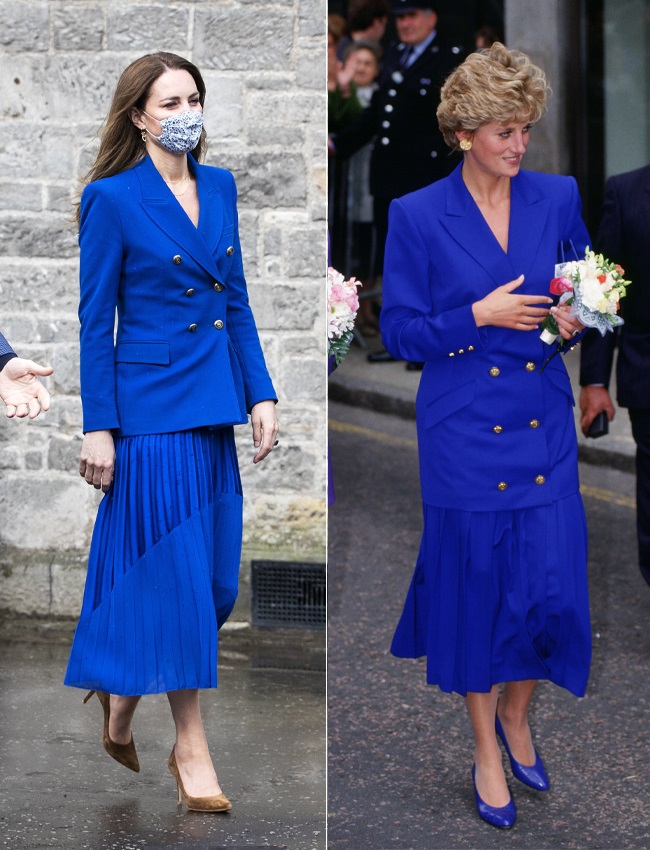 PHOTOS | Kate Middleton channels 90s Princess Diana with identical ...