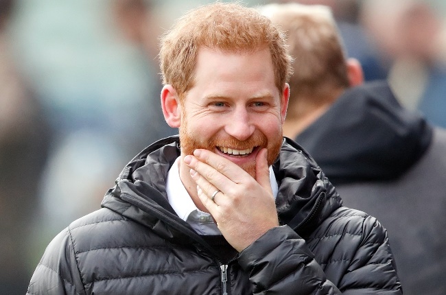 Prince Harry smiling. (Photo: Getty Images)