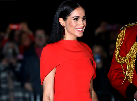 Meghan, Duchess of Sussex accompanied by Prince Harry, Duke of Sussex attends the Mountbatten Festival of Music. Photographed by Karwai Tang/WireImage