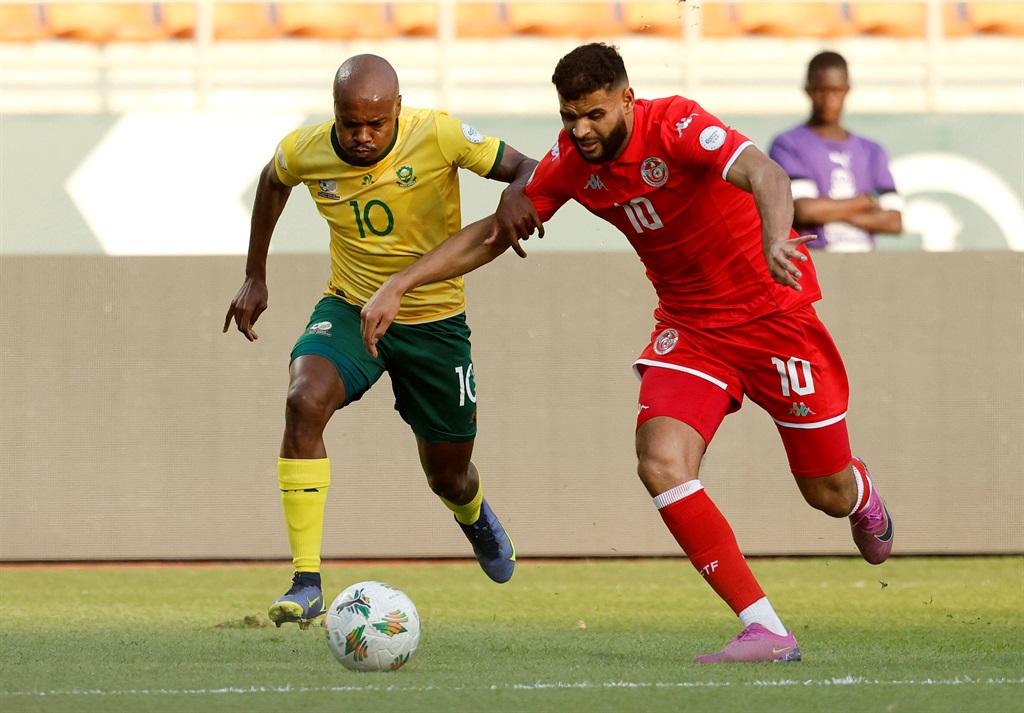 South Africa held Tunisia 0-0 draw to advance to the last 16 at the Stade Amadou Gon Coulibaly in Korhogo, Ivory Coast on Wednesday night. Tunisia were dumped out of the tournament.