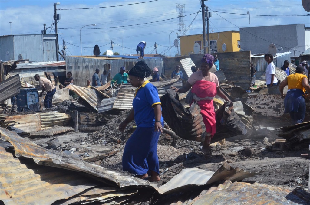 People left without shacks in School site squatter