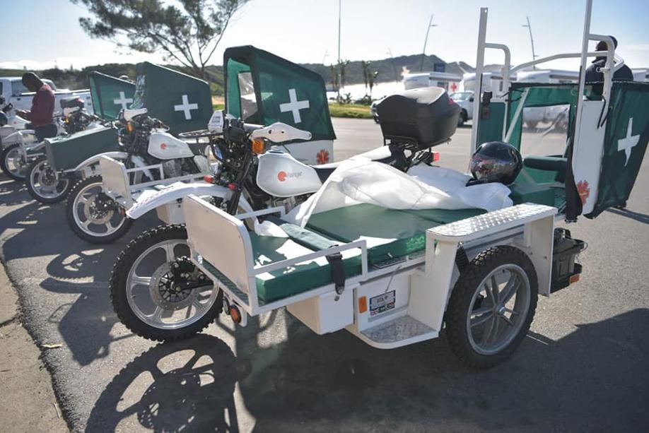 Eastern Cape scooter ambulance. Picture: Eastern Cape Rising Sun 