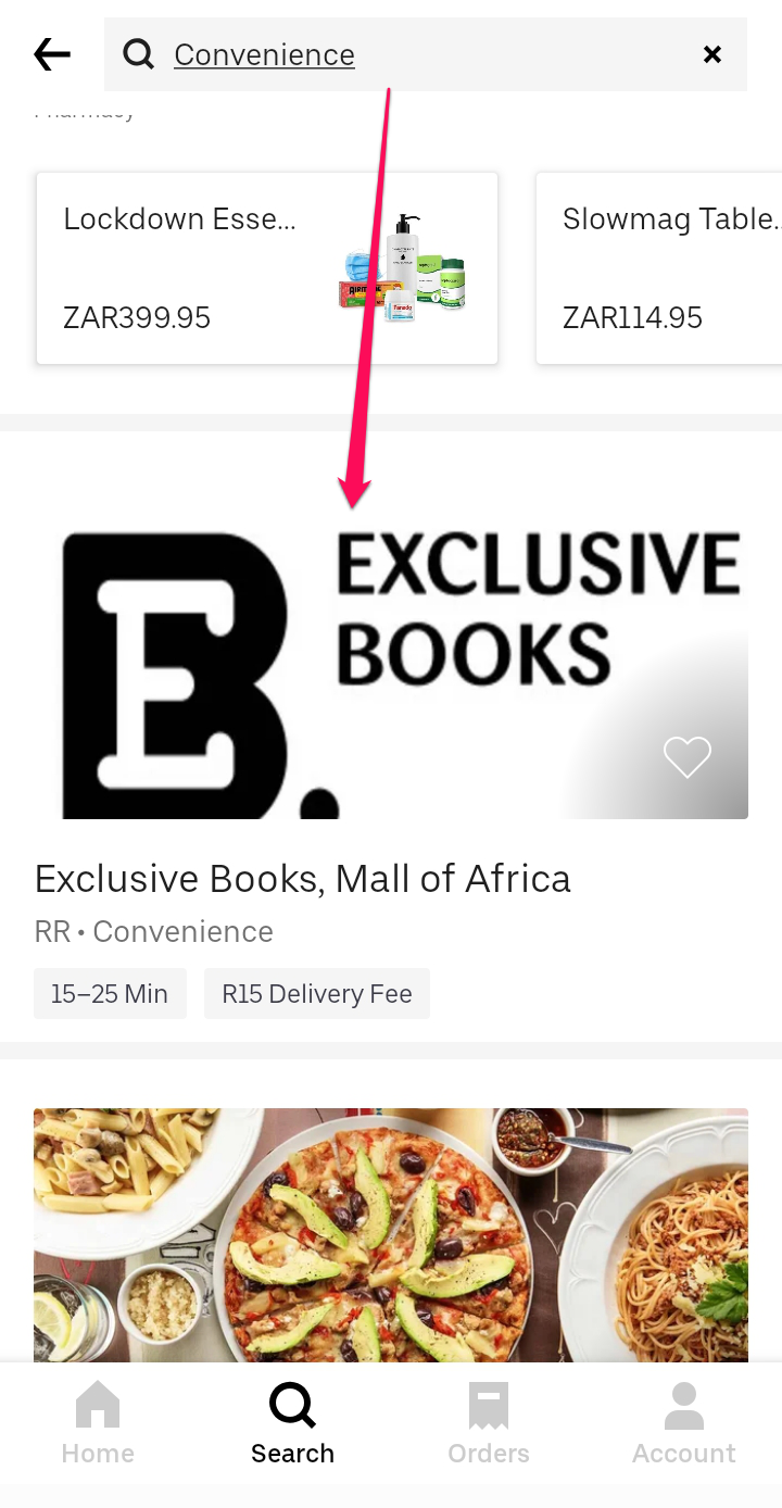 Uber Eats Exclusive Books