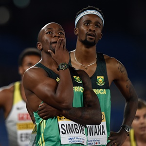 Akani Simbine and Anaso Jobodwana (Getty Images)