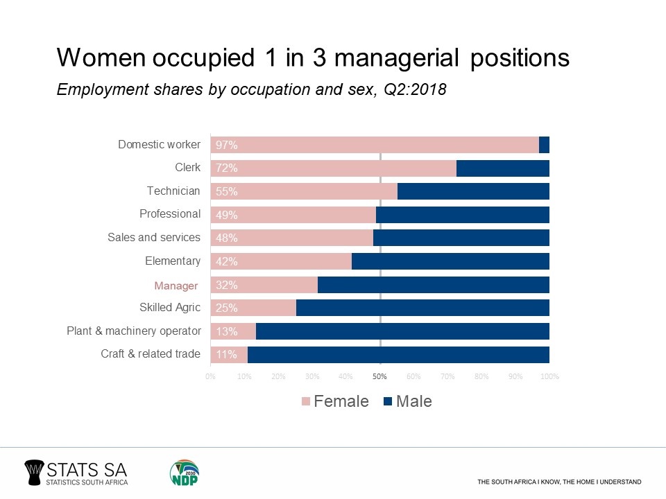 Stats SA Women employment