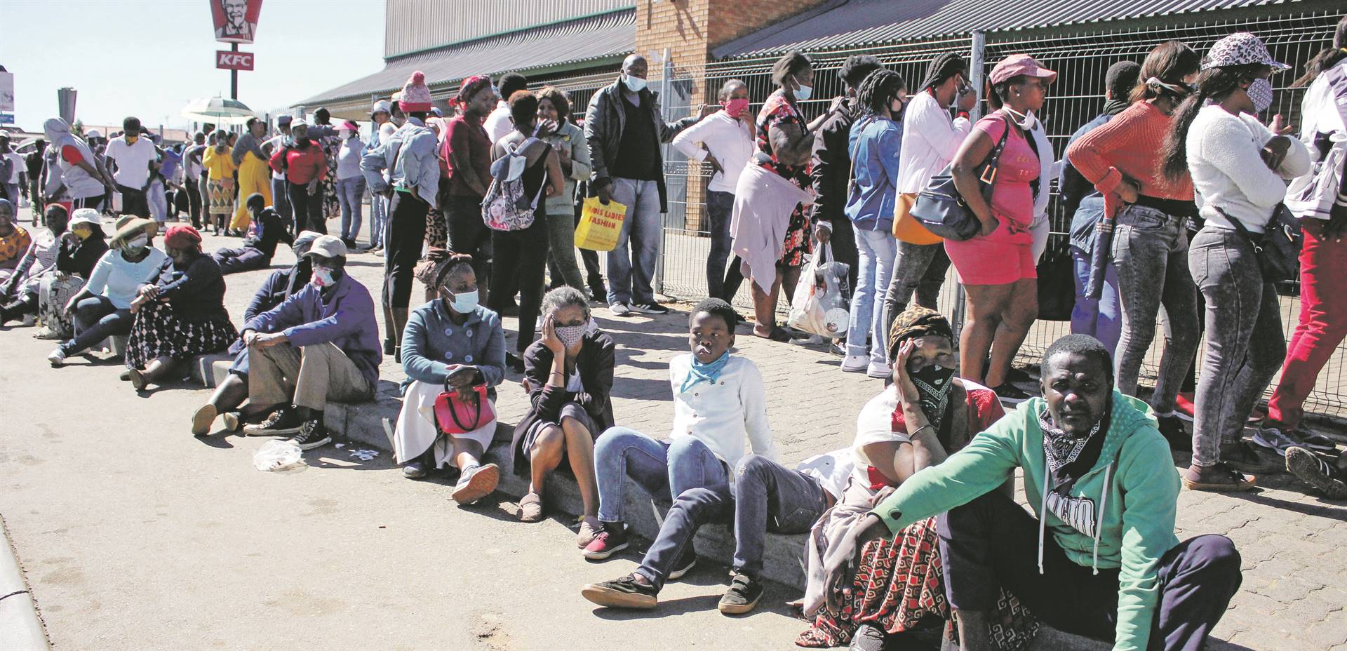 Long Hours Short Tempers In Queues We ve Been Standing Here All Day