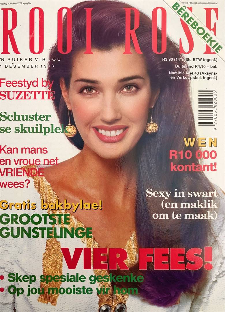 Die rooi rose voorblad van 1 Desember 1993 met Suzette van der Merwe op. Daar is Dinsdag aangekondig dat die titel wat al vir 78 jaar bestaan toegemaak gaan word. Foto: Veskaf