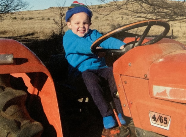 My son at 2 on same tractor_phillip quinton