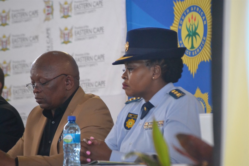 MEC for Safety Xolile Nqatha and provincial Commissioner, Lieutenant General Nomthetheleli Mene announced that Nelson Mandela Bay is the hot spot for kidnapping in the Eastern Cape. Photo by Luvuyo Mehlwana.