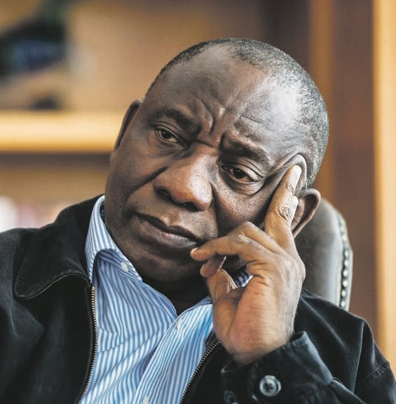 Protesters warned Ramaphosa on posters: “No power, no vote!” Photo: File