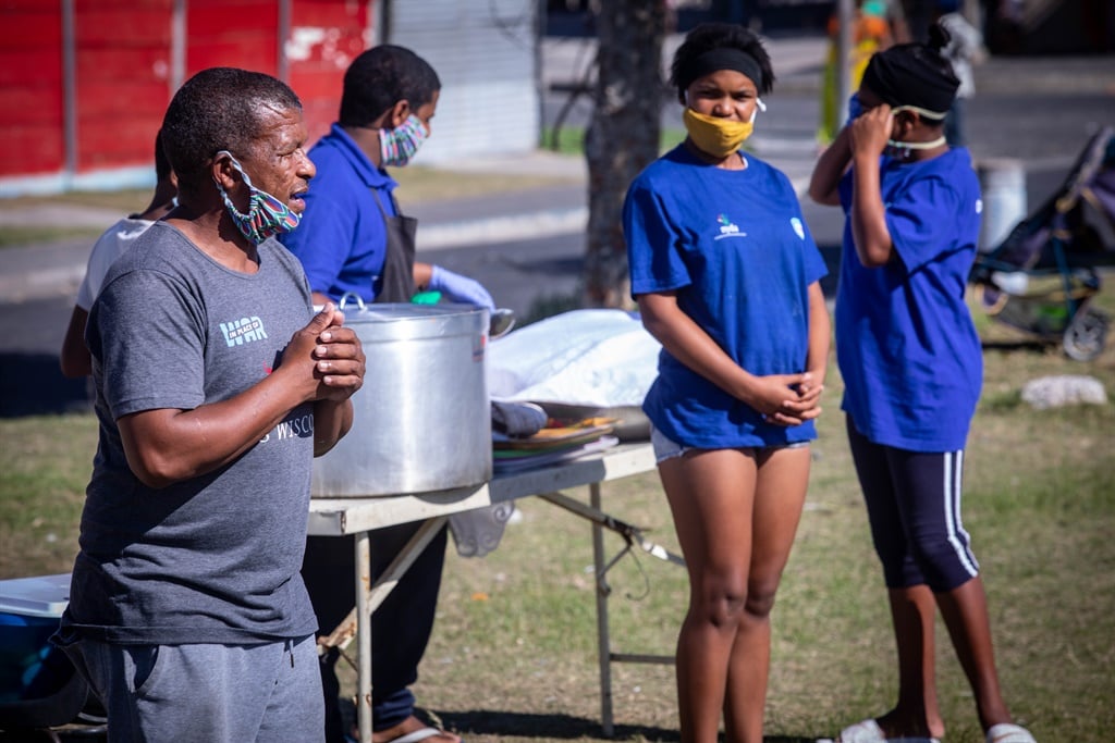 Man with a mission: Despite being unemployed, Mark Nicholson operates a feeding scheme, sports club and soon an arts and culture centre in Lavender Hill on the Cape Flats.