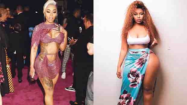 Big names on OnlyFans Blac Chyna and Teboho Thobejane. Pictures: Jeff Kravitz  FilmMagic and supplied