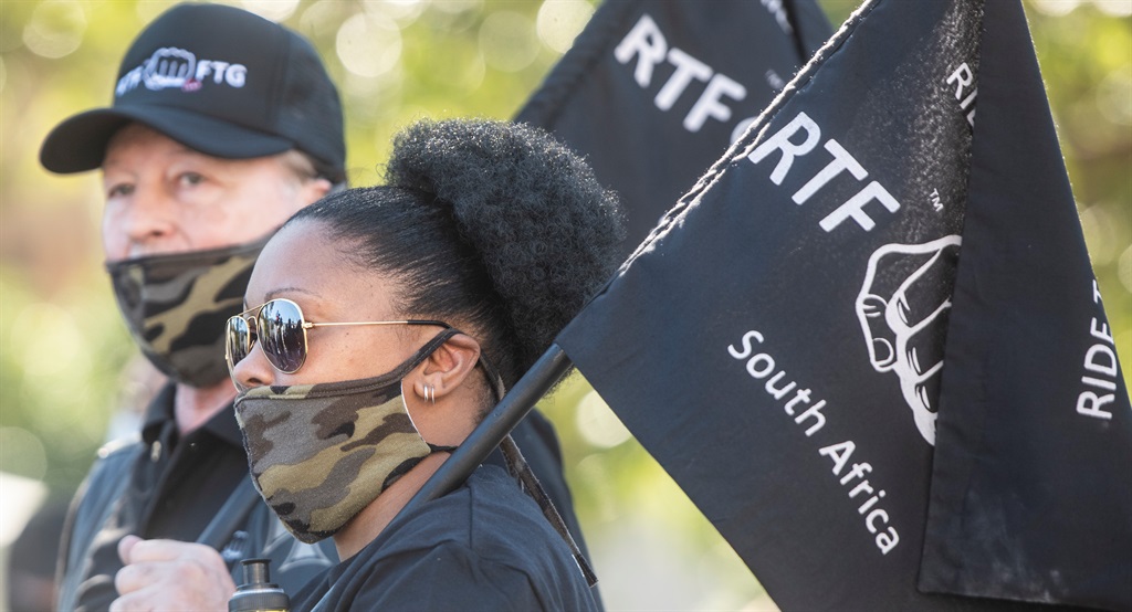 CAPE TOWN, SOUTH AFRICA - JUNE 19: Protesters at p