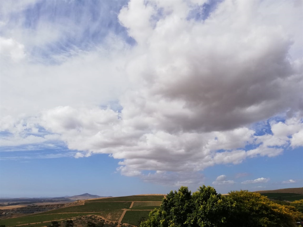 A cloudy day in Cape Town.