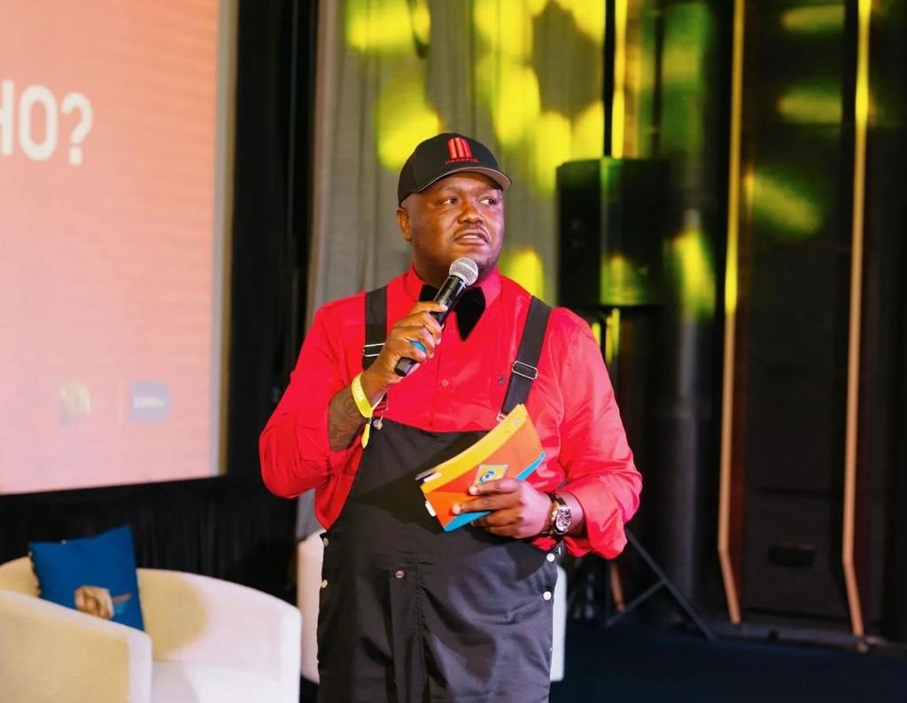 Comedian Skhumba Hlophe hosted the media launch at the MultiChoice offices in Randburg on Thursday, 7 December. 