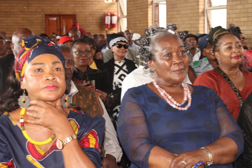 Actress Connie Chiume is amongst those who attende