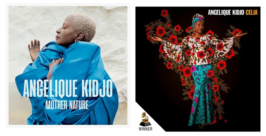 Left: The cover of Angélique Kidjo’s recently rele