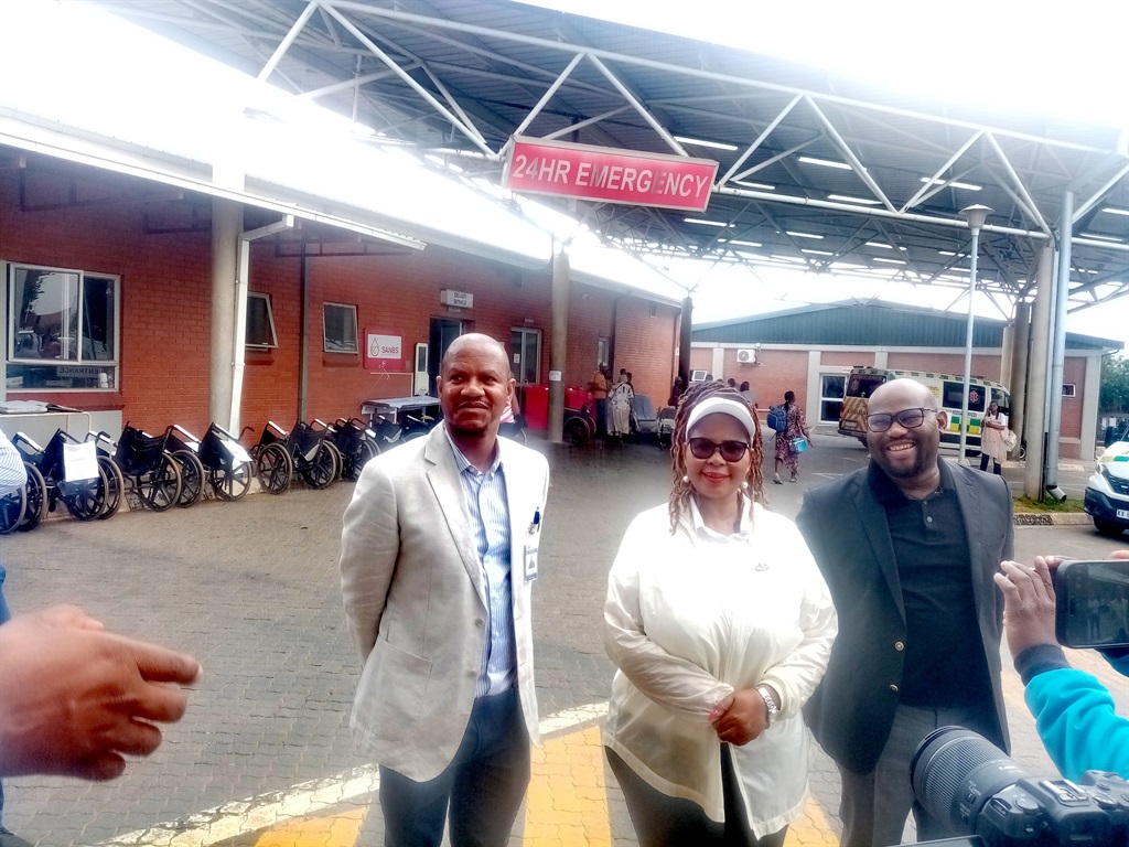 On the 25th January, Gauteng MEC for Health and Wellness visits Thembisa Hospital amid an old video doing rounds on social media. Photo by Sibongile Mafika 