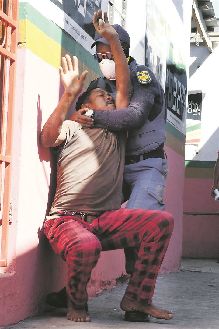 Police and soldiers have frequently been heavy-handed while apprehending citizens for ignoring lockdown regulations. Picture: Theo Jeptha