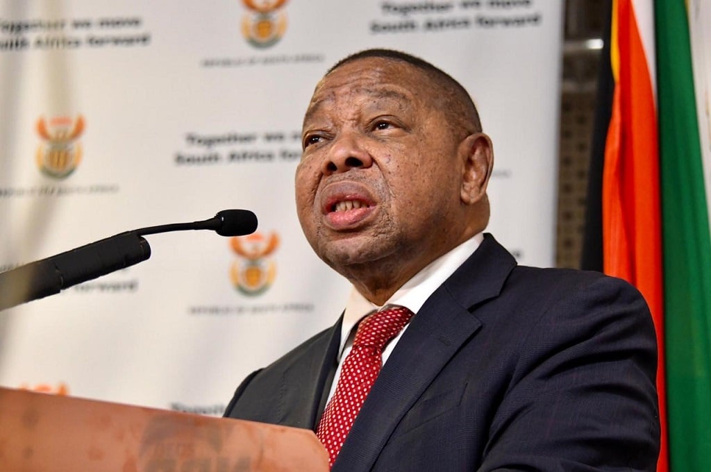 Higher Education, Science and Technology Minister Blade Nzimande. 
