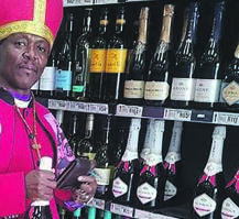Gabola church Pope, Tsietsi Makiti claims he prayed and fasted for the booze ban to be lifted.  Photo from Facebook