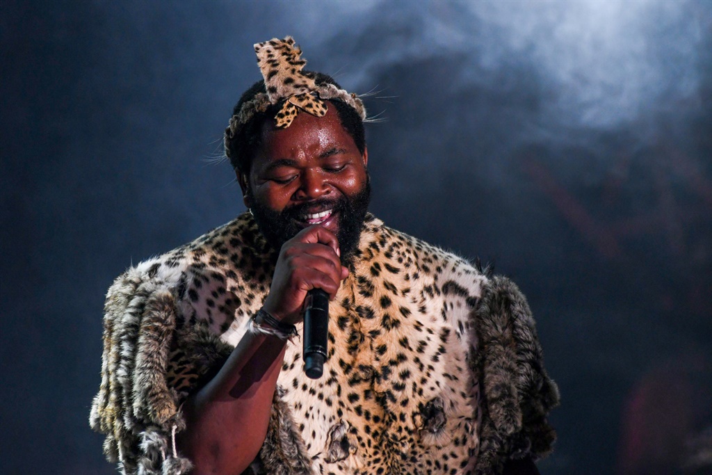  Sjava performs on stage .Photo by Gallo Images/Darren Stewart)