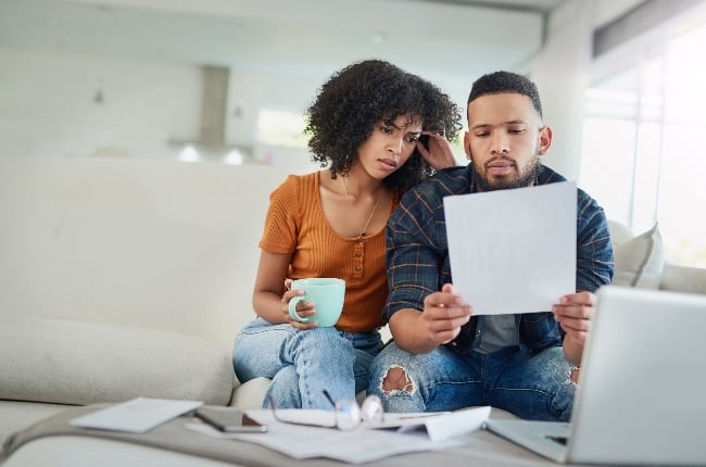 Couple frustrated with their finances. (Photo: Getty Images) 